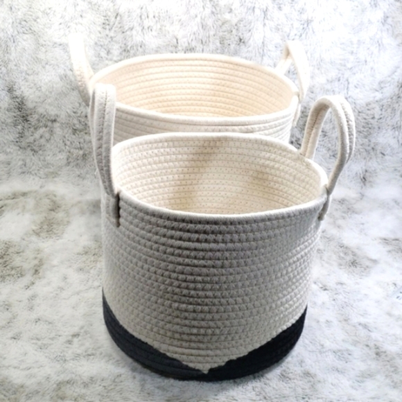 Nesting Cotton Rope Basket - Bundle - Picture 4 of 16